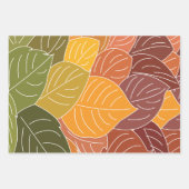 Herbstlaub Geschenkpapier Set (Vorderseite 2)