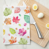 Herbstlaub Geschirrtuch (Viertel Falte)