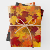 Herbstlaub Gift Wrap - Feiern Sie die Schönheit de Geschenkpapier Set (Beispiel)