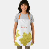 Herbstlaub Goldene Fohlen Name des Erntedanks Herb Schürze (Insitu)