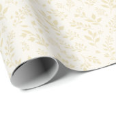 Herbstlaub Goldenes Weizen - Neutral Geschenkpapier (Rolleneckpunkt)