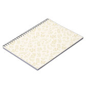 Herbstlaub Goldenes Weizen - Neutral Notizblock (Linke Seite)