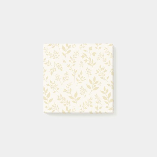 Herbstlaub Goldenes Weizen - Neutral Post-it Klebezettel (Vorderseite)