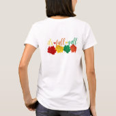 Herbstlaub Grafik: T - Shirt im Herbst (Rückseite)