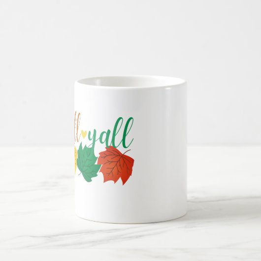 Herbstlaub Grafik: T - Shirt im Herbst Kaffeetasse (Mittel)