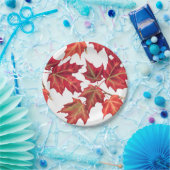 Herbstlaub Herbst Brautparty oder Hochzeit Pappteller (Party)