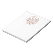 Herbstlaub Herbst-Natur-Notepad Notizblock (Rotiert)