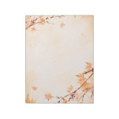 Herbstlaub Herbst-Notepad Notizblock (Rotiert)