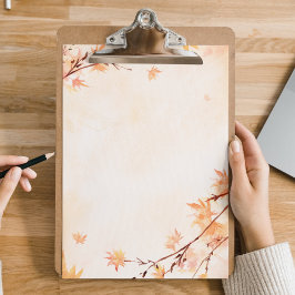 Herbstlaub Herbst-Notepad Notizblock