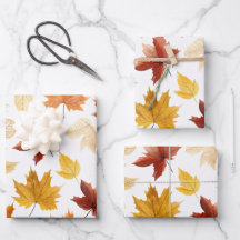Herbstlaub Herbst Terracotta Brown Boho Muster