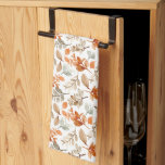 Herbstlaub Herbst Terracotta Brown Boho Muster Geschirrtuch<br><div class="desc">Herbstlaub Herbst Terracotta Brown Boho Muster</div>