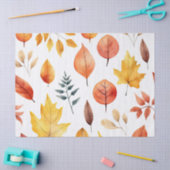 Herbstlaub Herbst Terracotta Brown Boho Muster Seidenpapier (Basteln)