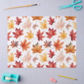 Herbstlaub Herbst Terracotta Brown Boho Muster Seidenpapier (Basteln)