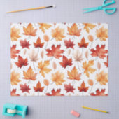 Herbstlaub Herbst Terracotta Brown Boho Muster Seidenpapier (Basteln)