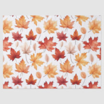 Herbstlaub Herbst Terracotta Brown Boho Muster