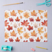 Herbstlaub Herbst Terracotta Brown Boho Muster Seidenpapier (Basteln)