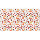 Herbstlaub Herbst Terracotta Brown Boho Muster Tischdecke (Vorderseite (Horizontal))