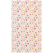 Herbstlaub Herbst Terracotta Brown Boho Muster Tischdecke (Vorderseite)