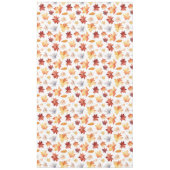 Herbstlaub Herbst Terracotta Brown Boho Muster Tischdecke (Vorderseite)
