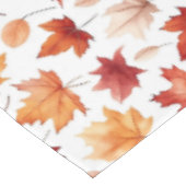 Herbstlaub Herbst Terracotta Brown Boho Muster Tischdecke (Schrägansicht)