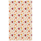 Herbstlaub Herbst Terracotta Brown Boho Muster Tischdecke (Vorderseite)