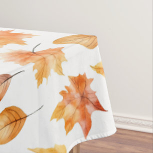 Herbstlaub Herbst Terracotta Brown Boho Muster Tischdecke