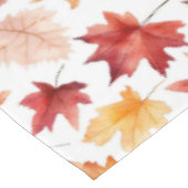 Herbstlaub Herbst Terracotta Brown Boho Muster Tischdecke (Schrägansicht)