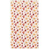 Herbstlaub Herbst Terracotta Brown Boho Muster Tischdecke (Vorderseite)