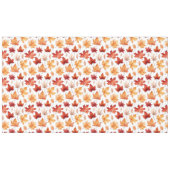 Herbstlaub Herbst Terracotta Brown Boho Muster Tischdecke (Vorderseite (Horizontal))