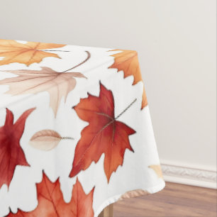 Herbstlaub Herbst Terracotta Brown Boho Muster Tischdecke
