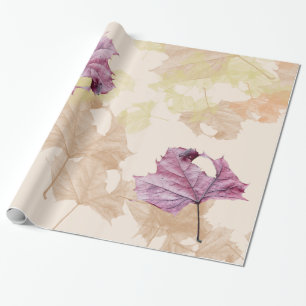 "Herbstlaub" Herbst VERPACKUNGS-PAPIER Geschenkpapier