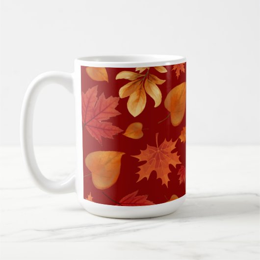 Herbstlaub Herbstbliss Kaffeetasse (Links)