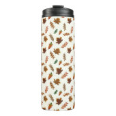 Herbstlaub, Herbstdrucke Thermosbecher (Vorderseite)