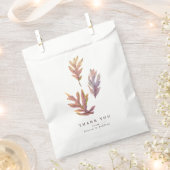 Herbstlaub Herbsthochzeit vielen Dank Geschenktütchen (Ausgeschnitten)