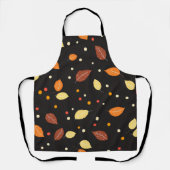 Herbstlaub Herbstmuster Schürze (Vorderseite)
