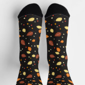 Herbstlaub Herbstmuster Socken (Oben)
