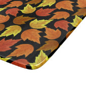 Herbstlaub Herbstsaison Erntedank Halloween Schneidebrett (Ecke)