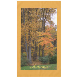 Herbstlaub Herbsttafel Tischdecke