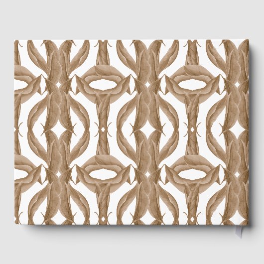 Herbstlaub Hochzeit Gästebuch (Rückseite)