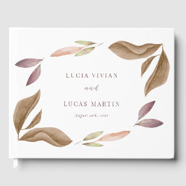 Herbstlaub Hochzeit Gästebuch