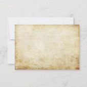 Herbstlaub Hochzeit-RSVP-Karte RSVP Karte (Rückseite)