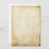 Herbstlaub Hochzeitseinladung Einladung (Rückseite)