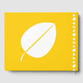 Herbstlaub im Gelben Gästebuch (Rückseite)