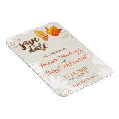 Herbstlaub im Herbst speichern das Datumsfenster Magnet (Rechte Seite)