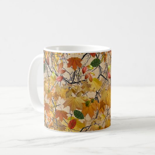 Herbstlaub im Herbst Tasse (Vorderseite Links)