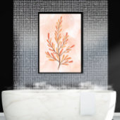 Herbstlaub im Herbst Wasserfarbenes Botanisches Po Poster