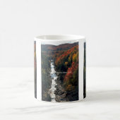 Herbstlaub in Queechee Schlucht, Queechee, Kaffeetasse (Mittel)