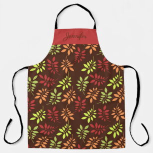 Herbstlaub individuelle Küche Schürze