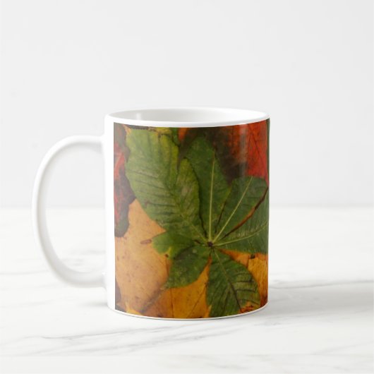 Herbstlaub Kaffeetasse (Links)