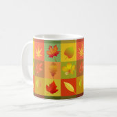 Herbstlaub Kaffeetasse (Vorderseite Links)